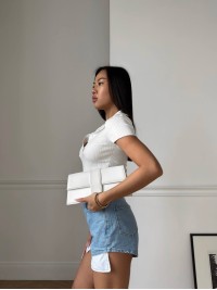 Жіночі джинсові шорти блакитного кольору 31619