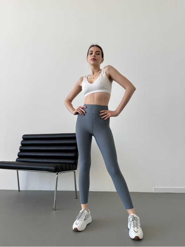 Жіночі лосіни сiрого кольору 31625