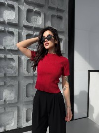 Жіночий топ червоного кольору 31637