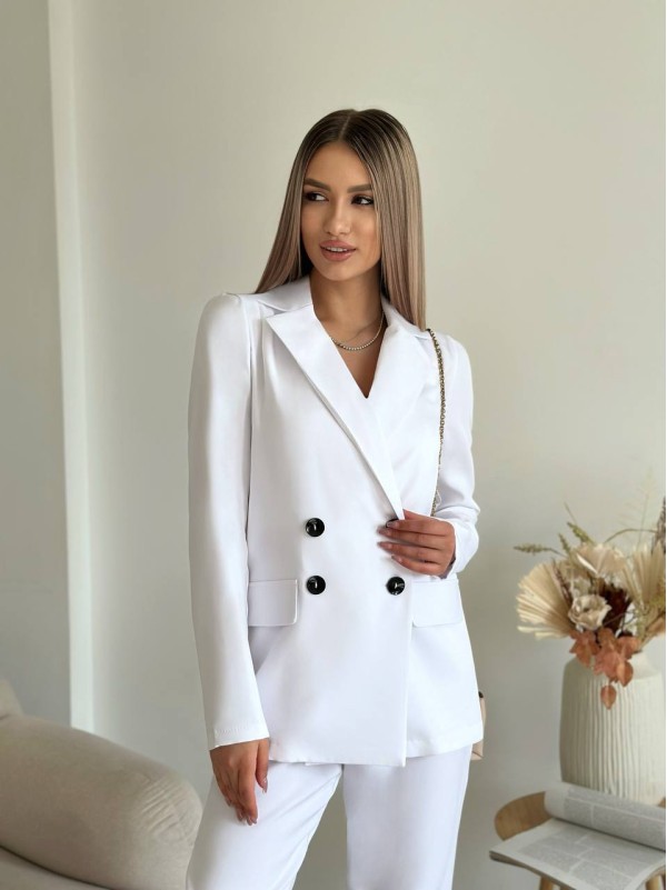 Костюм-трійка молочного кольору 31651