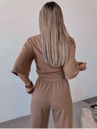 Жіночий спортивний костюм "California" кавового кольору 31671