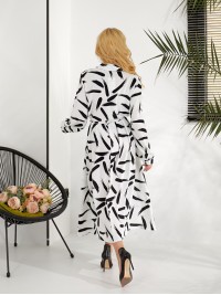 Легка сукня-сорочка бiлого кольору 31754