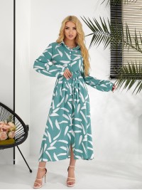 Легка сукня-сорочка м'ятного кольору 31757