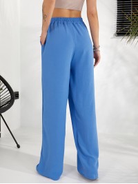 Жіночі прогулянковi штани блакитного кольору 31789