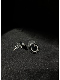 Сережки "Гвоздики" срібного кольору 31899