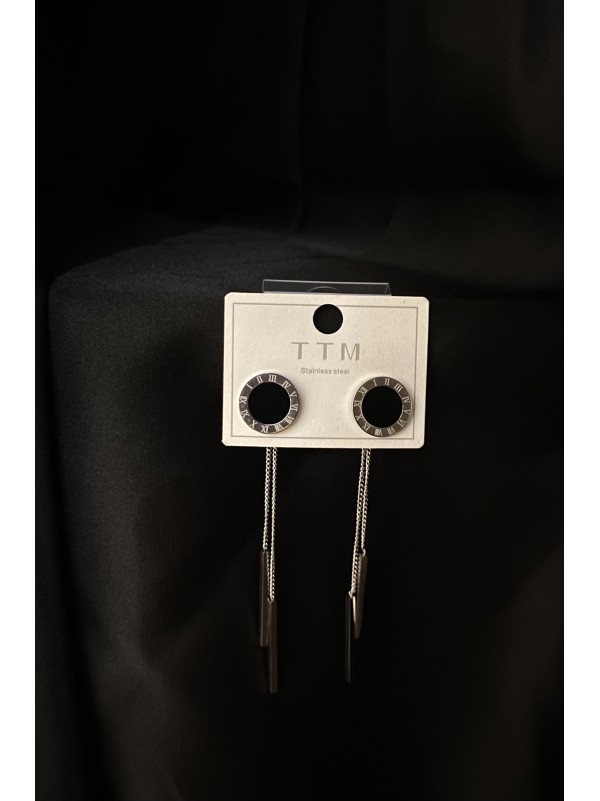 Сережки Гвоздики срібного кольору 31903