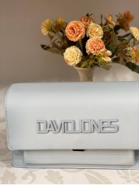 Класична жіноча сумка з еко-шкіри через плече сiрого кольору 31934