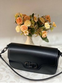 Жіноча сумка крос-боді із еко-шкіри чорного кольору 31990