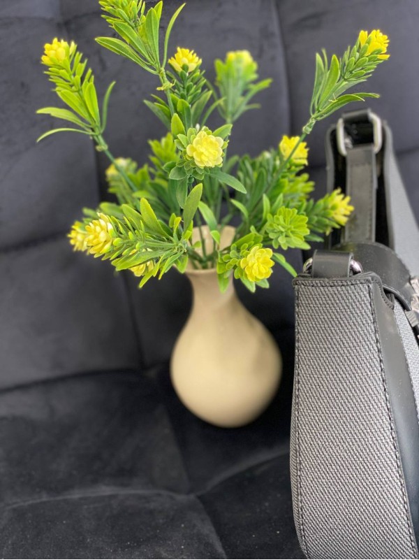 Маленька жіноча сумка-багет із еко-шкіри чорного кольору 32075