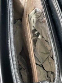 Жіночий брутальний рюкзак із еко-шкіри чорного кольору 32155