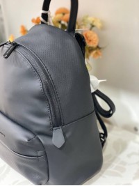 Жіночий базовий рюкзак із еко-шкіри чорного кольору 32156