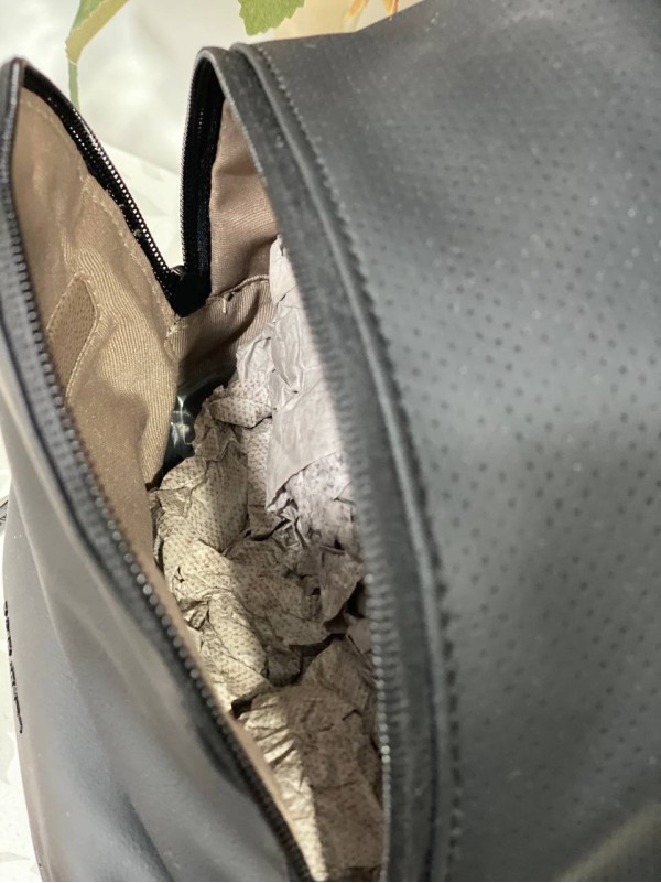 Жіночий базовий рюкзак із еко-шкіри чорного кольору 32156