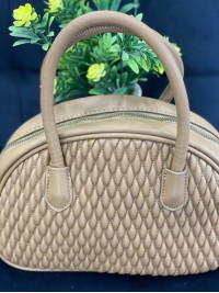 Жіноча сумка крос-боді з еко-шкіри кавового кольору 32273