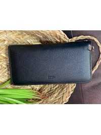 Жіночий гаманець з еко-шкіри чорного кольору 32477