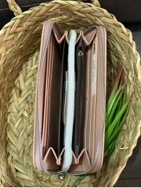 Жіночий гаманець з еко-шкіри рожевого кольору 32478