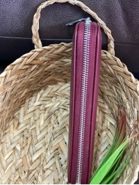 Жіночий гаманець з еко-шкіри бордового кольору 32480