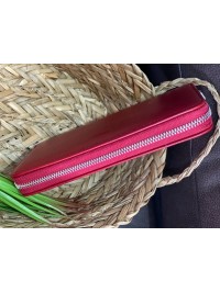 Жіночий гаманець з еко-шкіри червоного кольору 32481