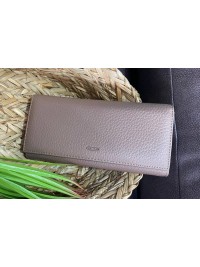 Жіночий гаманець з гладкою еко-шкіри кавового кольору 32482