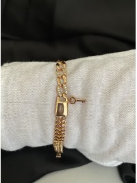 Браслет Ключик золотого кольору пряжка замок 32605