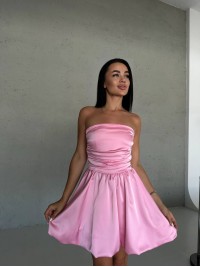 Вечірня сукня міні рожевого кольору 32662