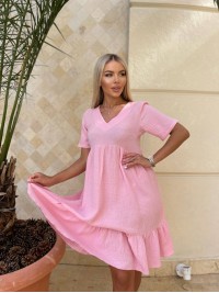 Легка муслінова сукня рожевого кольору 32682