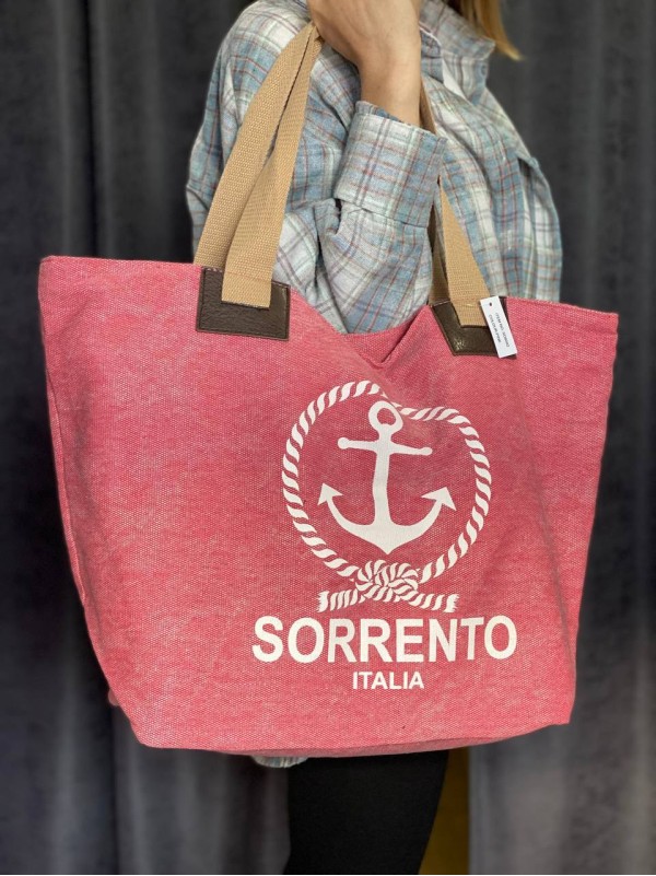 Жіноча містка сумка на плече червоного кольору 32745