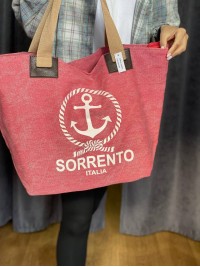 Жіноча містка сумка на плече червоного кольору 32745