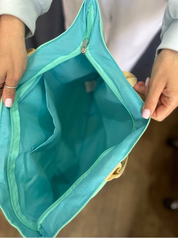 Жіноча містка сумка на плече зеленого кольору 32746