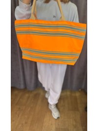 Жіноча містка сумка на плече помаранчевого кольору 32747