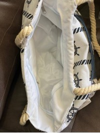 Жіноча пляжна сумка молочного кольору 32749