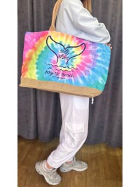 Жіноча пляжна сумка комбiнованого кольору 32751