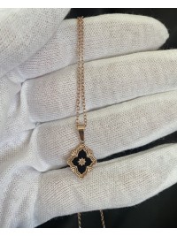 Кулон Квіточка з ланцюжком золотого кольору 32764