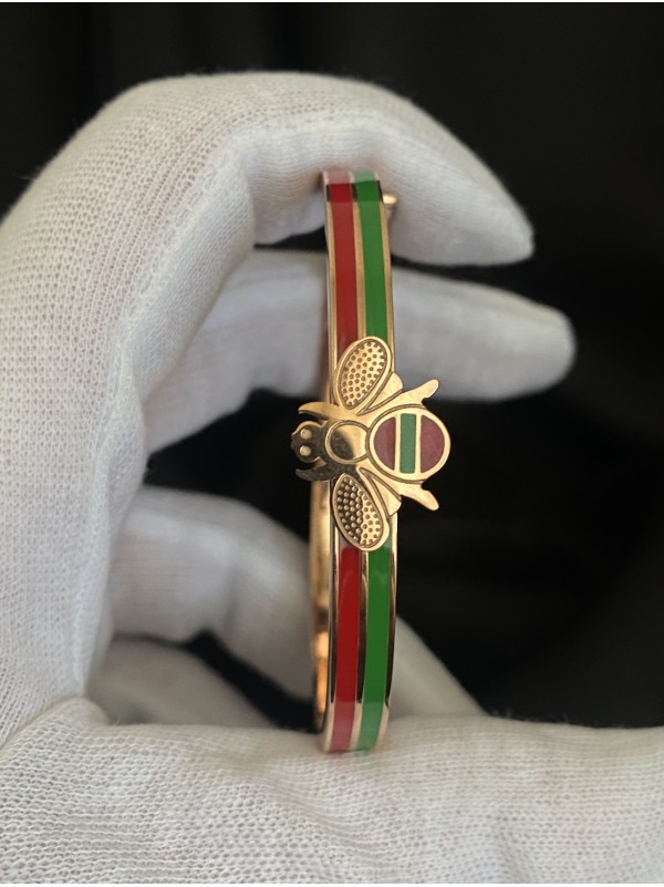 Браслет Бджілка круглий золотого кольору 32767