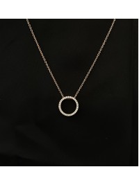 Підвіска Кільце з ланцюжком золотого кольору 32808