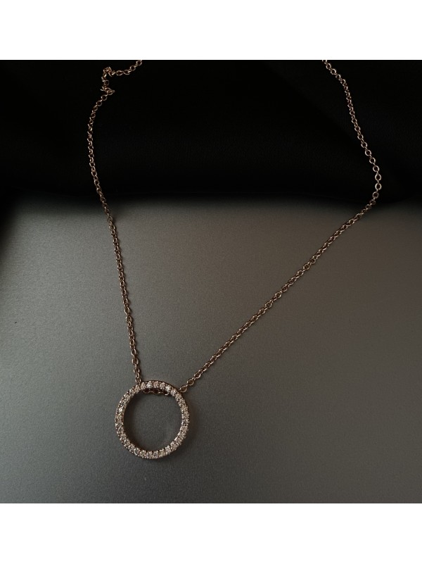 Підвіска Кільце з ланцюжком золотого кольору 32808