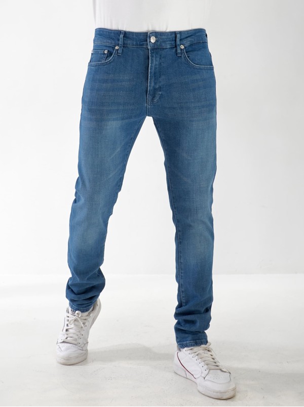 Джинси Maxon Straight чоловічі синього кольору 32970