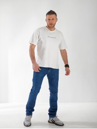 Джинси Maxen Straight чоловічі свiтло-синього кольору 32973