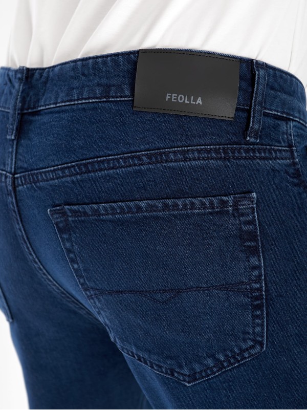 Джинси Antonie Straight чоловічі темно-синього кольору 32974