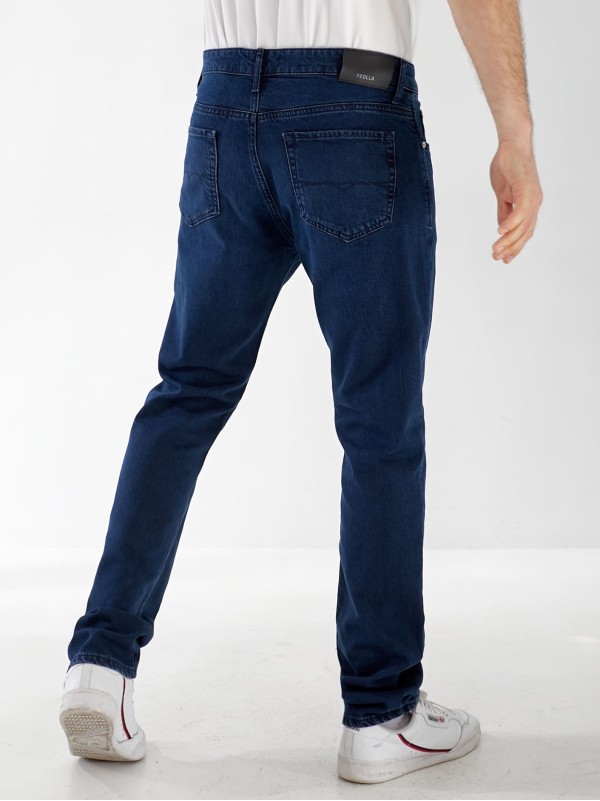 Джинси Antonie Straight чоловічі темно-синього кольору 32974