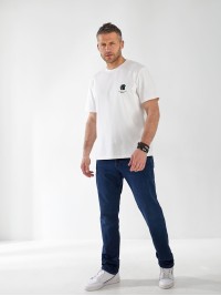 Джинси Antonie Straight чоловічі темно-синього кольору 32974