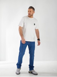 Джинси Antonie Straight чоловічі синього кольору 32982