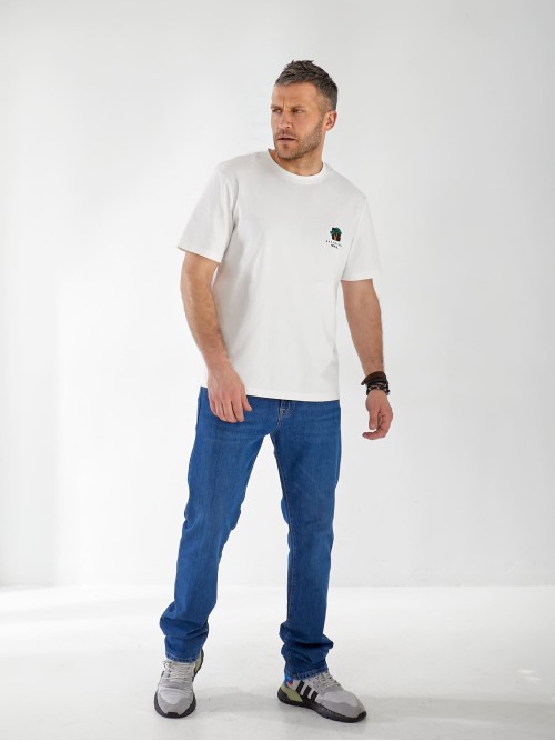 Джинси Antonie Straight чоловічі синього кольору 32982