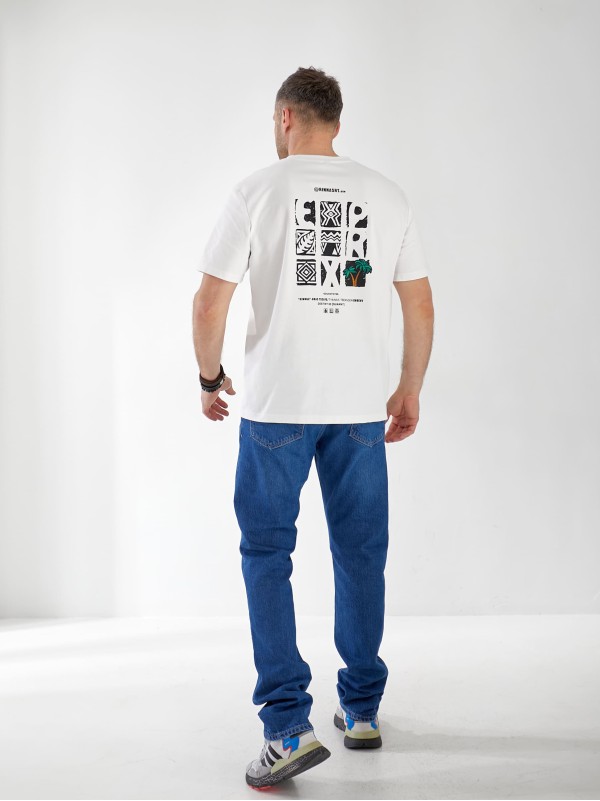 Джинси Antonie Straight чоловічі синього кольору 32982