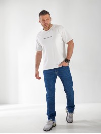 Джинси Madelen Straight чоловічі синього кольору 32983