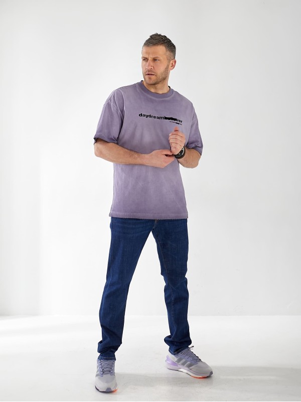 Джинси Keagen Straight чоловічі темно-синього кольору 32985