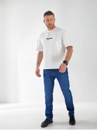 Джинси Keagen Straight чоловічі синього кольору 32986