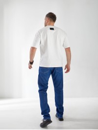 Джинси Keagen Straight чоловічі синього кольору 32986