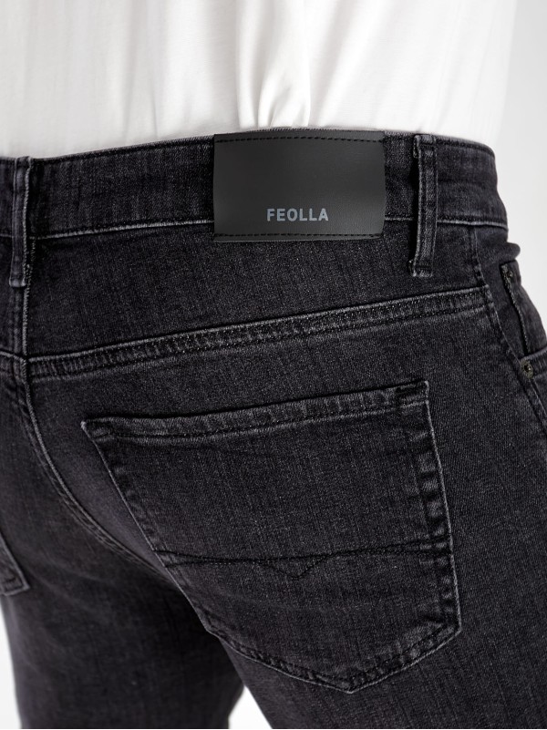 Джинси Gyan Straight чоловічі темно-сiрого кольору 32987