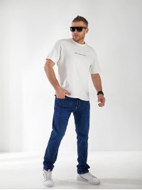 Джинси Lupin Straight чоловічі синього кольору 32994