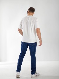 Джинси Lupin Straight чоловічі синього кольору 32994